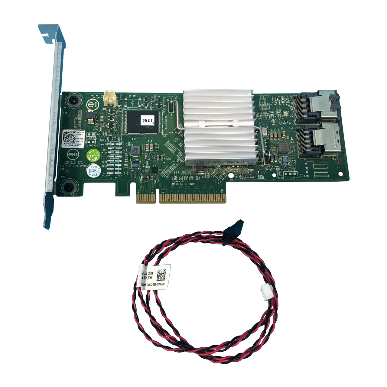 PowerEdge R610 Perc H310 Flashed to HBA w/Cables