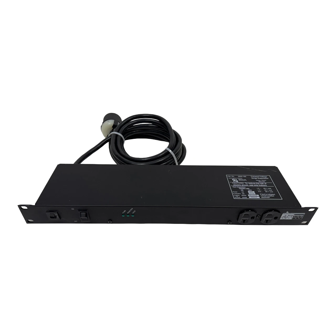 LEVITON 5500-192 1U Surge Suppressor 120V 20A 12-Outlet