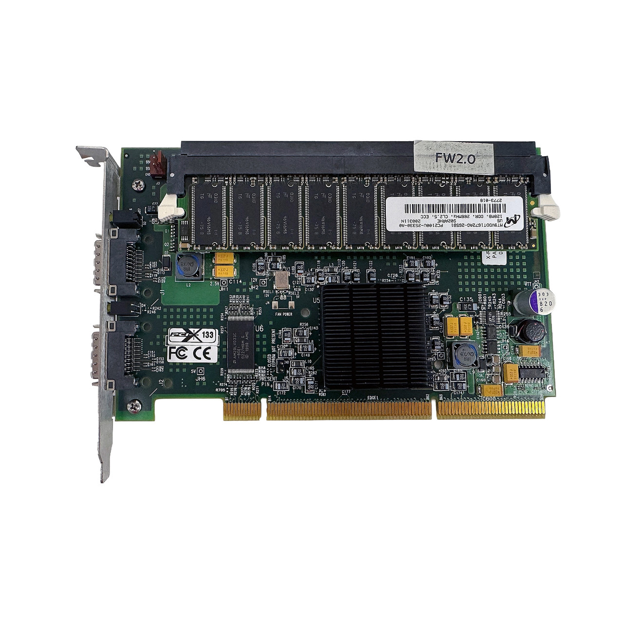 MELLANOX MTPB23108-CE128 Dual Port PCI-X HCA Gigabit Network Card (FH)