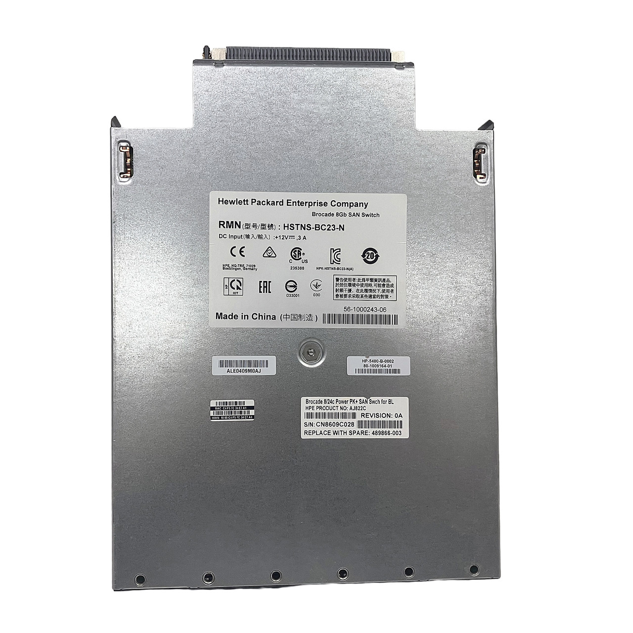 HP 489866-003  8/24c Brocade System Power Pack V3 AJ822C