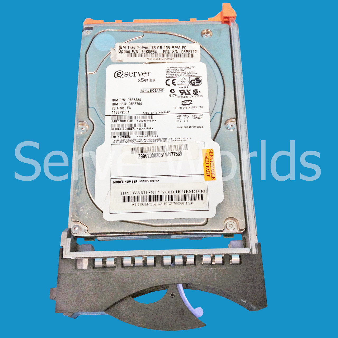 IBM 06P5764 73.4GB 10K FC Hard Drive 