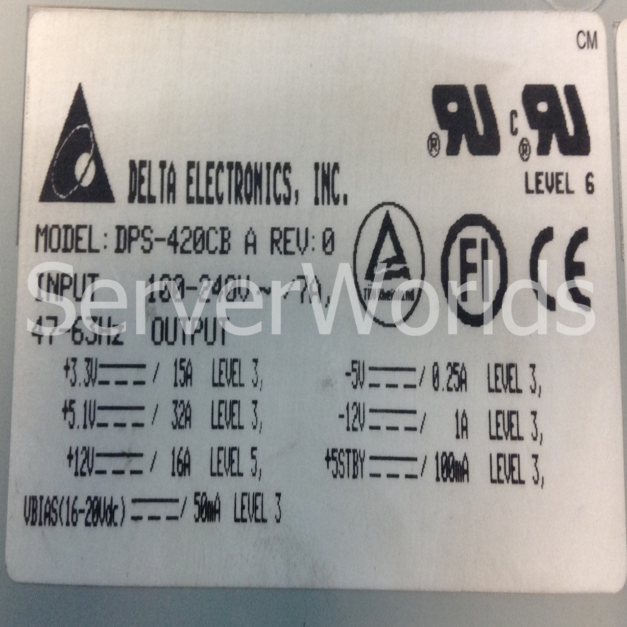 IBM 12J3342 420W Power Supply  DPS-420CB 