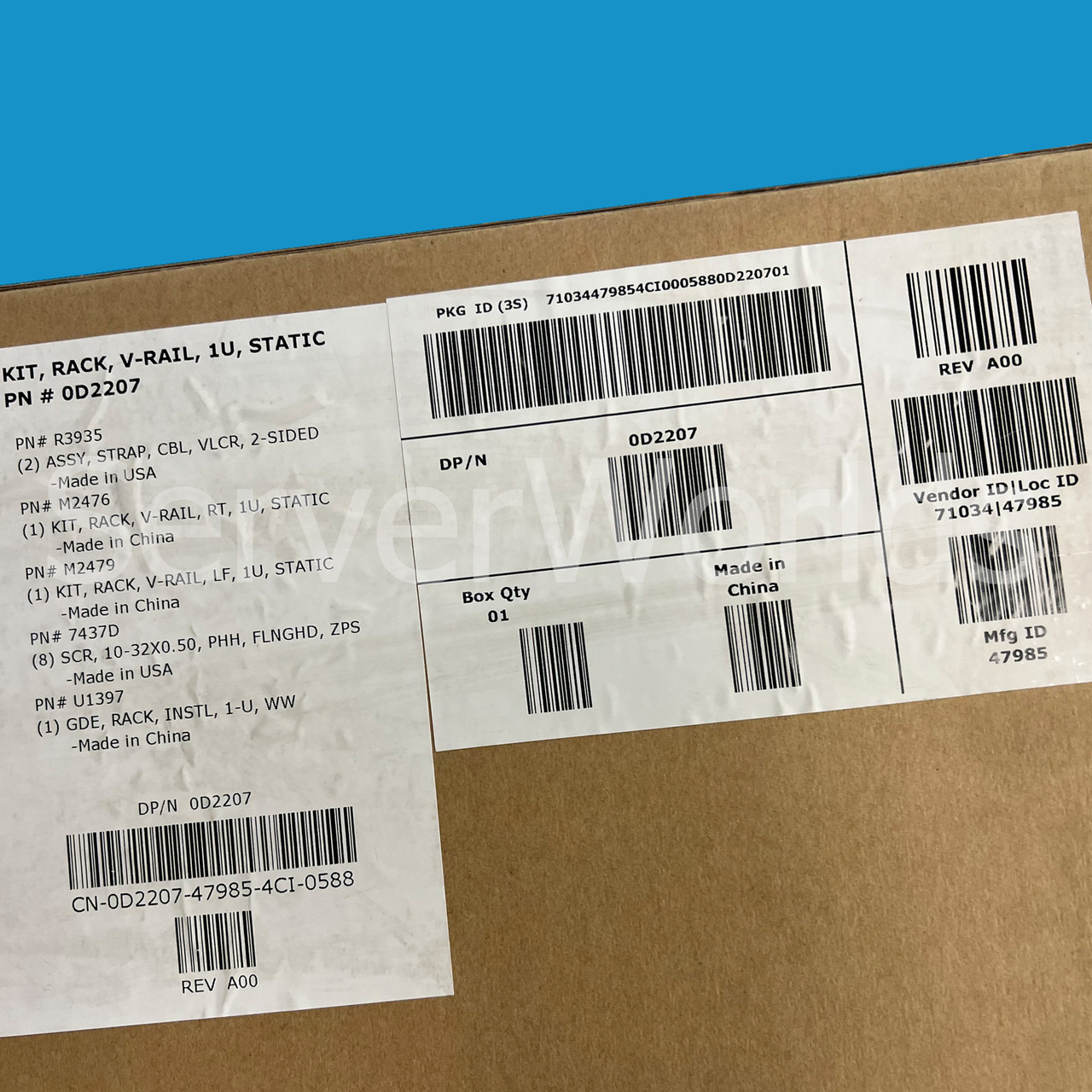 Dell D2207 Poweredge 750 1850 1425SC Versa Rail Kit