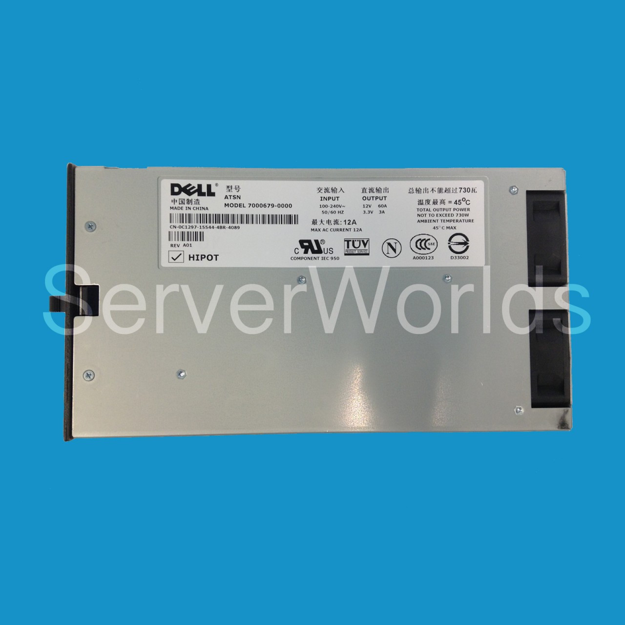 Dell C1297 PowerEdge 2600 Power Supply NPS-730AB A