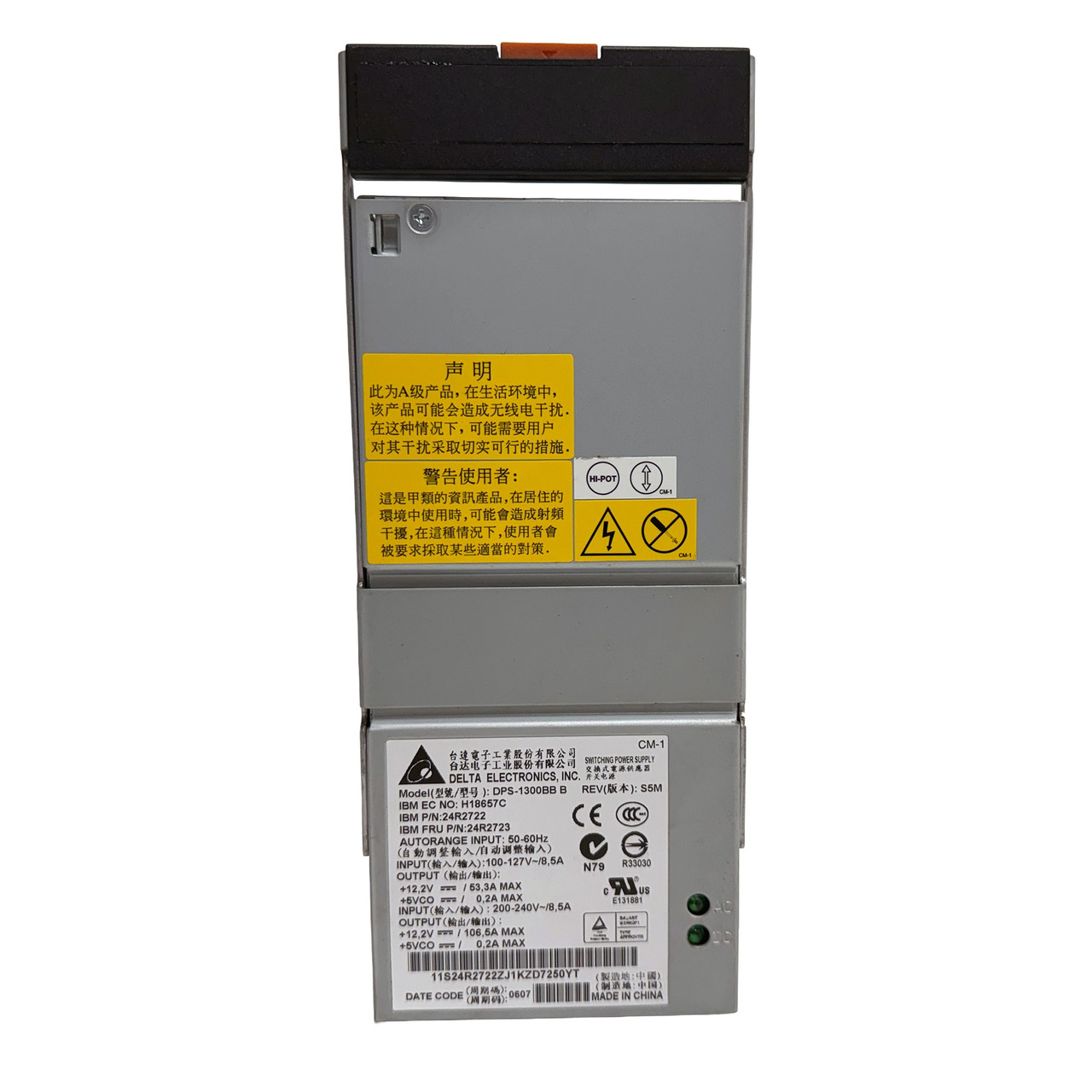 IBM 24R2723 1300W Power Supply 24R2722 DPS-1300BB B