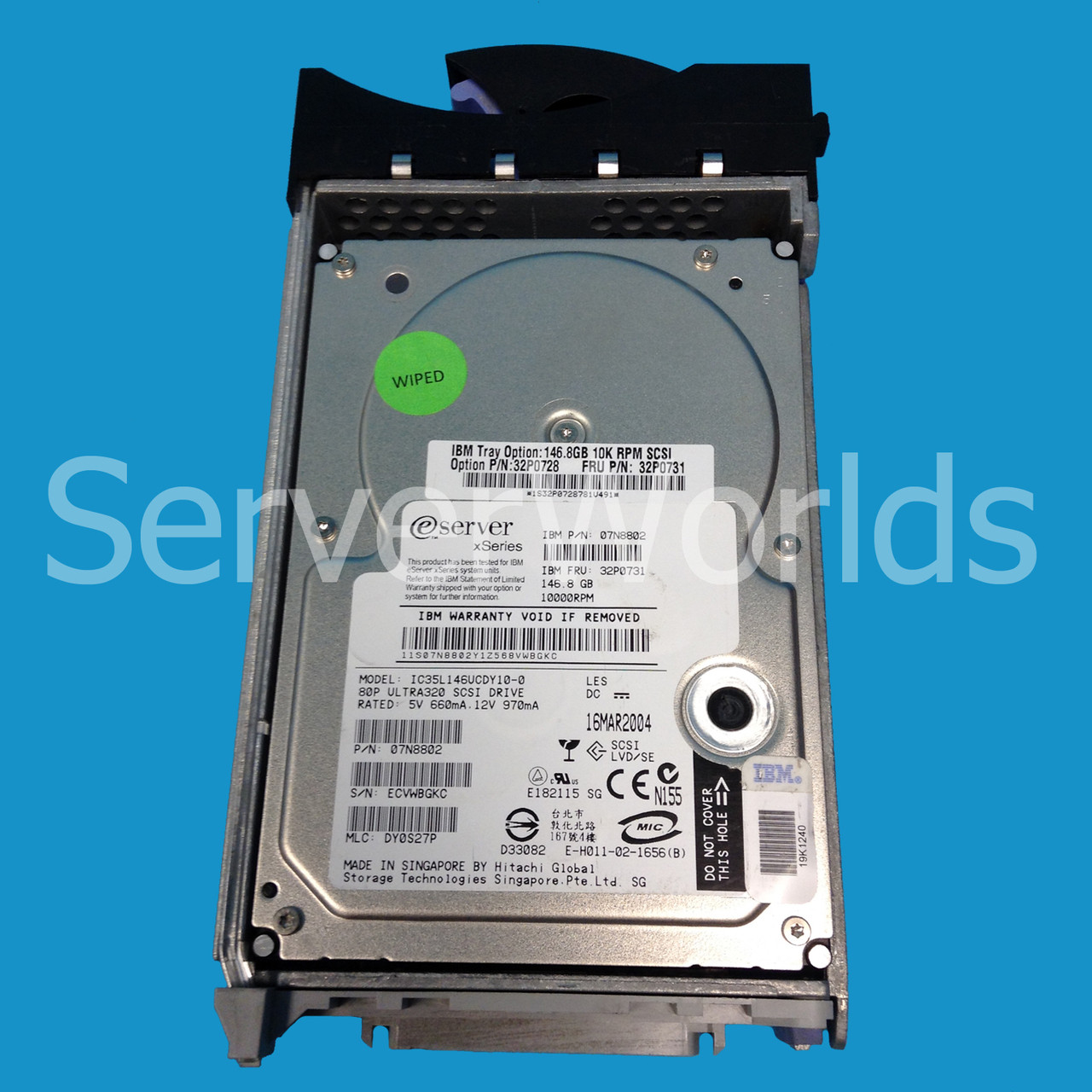 IBM 32P0731 146GB Ultra320 10K 32P0728