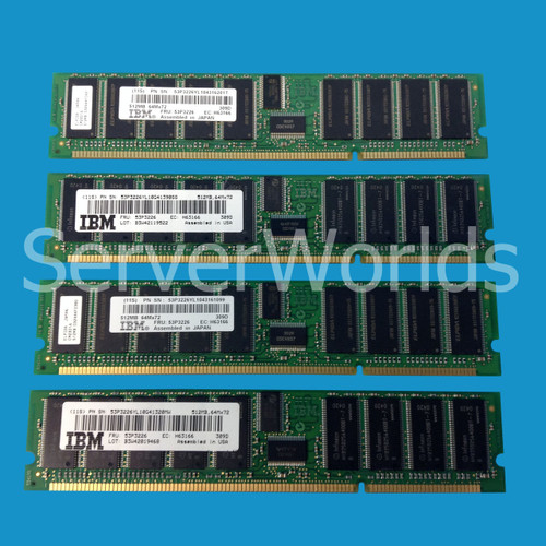 IBM 4452-701X 2GB 208pin 8NS DDR RAM Kit (4 x 512MB )