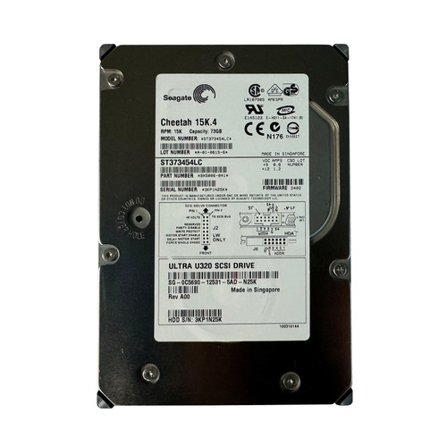 Dell C5690 73GB U320 15K 80Pin Drive 9X5006-041 ST373454LC Dell C5690 73GB U320 15K 80Pin Drive 9X5006-041 ST373454LC