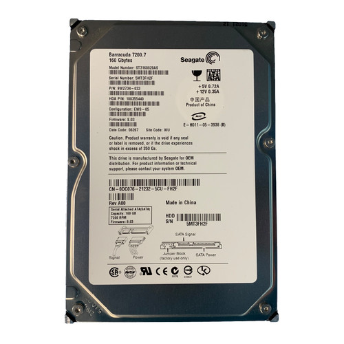 Dell CC306 | ST3160812AS | 9BD132-033 - Serverworlds