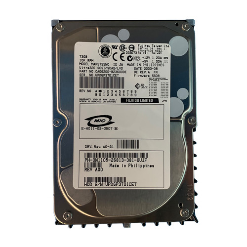 Dell N1105 73GB U320 10K 80Pin Drive CA06200-B23600DE MAP3735NC