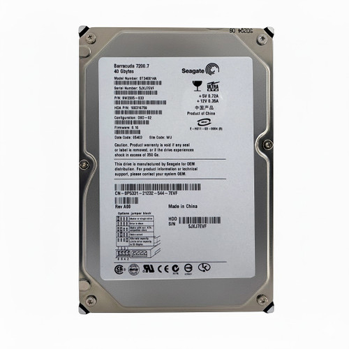 Dell P5331 40GB 7.2K IDE 3.5" Drive 9W2005-033 ST340014A