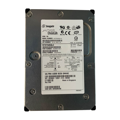 Dell X2689 73GB U320 15K 80Pin Drive 9U8006-081 ST373453LC