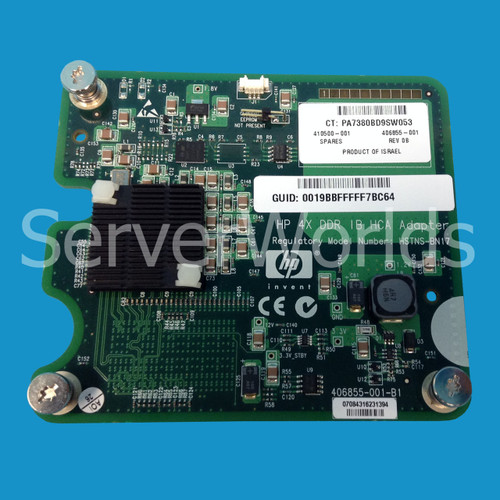 HP 410500-001 BLC 4X DDR Infiband Mezz Card 406855-001, 409377-B21