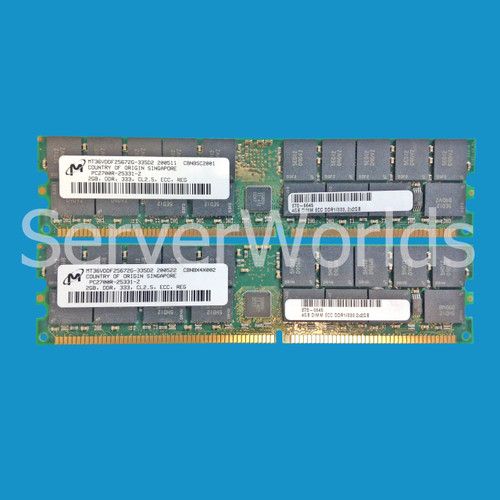 Sun X9253A 4GB PC2700 ECC DIMM Memory Kit