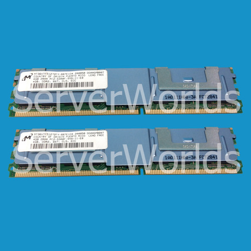 Sun X4402A 8GB 2 x 4GB PC2 5300 DDR2 Memory Kit 371-2656