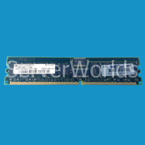 HP 331562-051 1GB PC2700 DDR ECC Memory 358348-B21, 367167-001