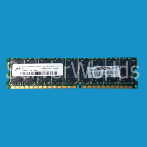HP 326318-031 128MB PC2700U DDR ECC Memory 