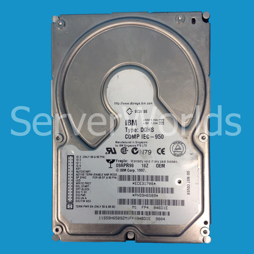 dcas-32160、IBM 2.1?GB SCSI 50-pinハードドライブ IBM Dors-32160 2160mb SCSI Hard Drive PN 46h6112 for sale
