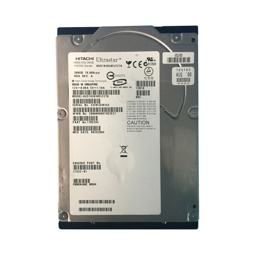 IBM 17R6396 300GB 10K Fibre Channel 3.5" HDD