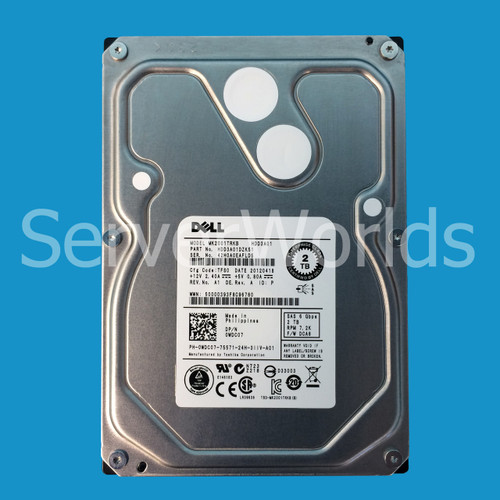 Dell WDC07 2TB NL SAS 7.2K 6GBPS 3.5" Drive MK2001TRKB HDD3A01DZK51