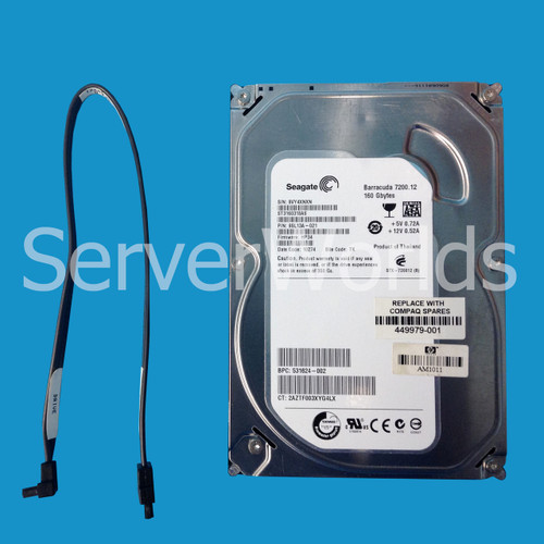 HP 449979-001 160GB 7.2K SATA Hard Drive PV944A, 391334-001