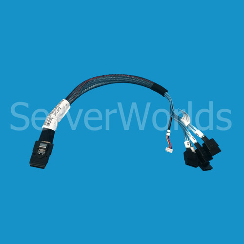 Dell VD75K Poweredge C6100 SFF-8087 to 4 x SATA and Aux Cable