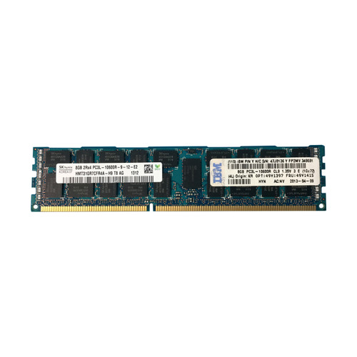 IBM 49Y1415 8GB PC3L-10600R Memory Module 49Y3778, 47J0136