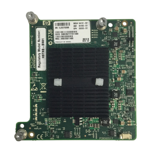 HP 656088-001 10/40GB Dual Port Mezz Inifiniband NIC  644161-B21