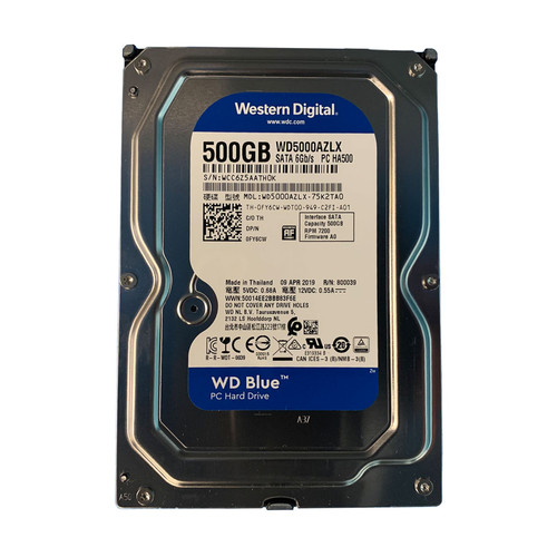 Dell FY6CW 500GB SATA 7.2K 6GBPS 3.5" Drive WD5000AZLX-75K2TA0