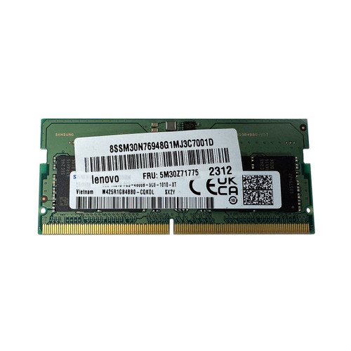 LENOVO 5M30Z71775 8GB PC5-4800B DDR5 SODIMM Memory Module