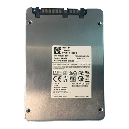 Dell 66GD5 256GB 6GBPS 2.5" Solid State Drive LCH-256V2S -11