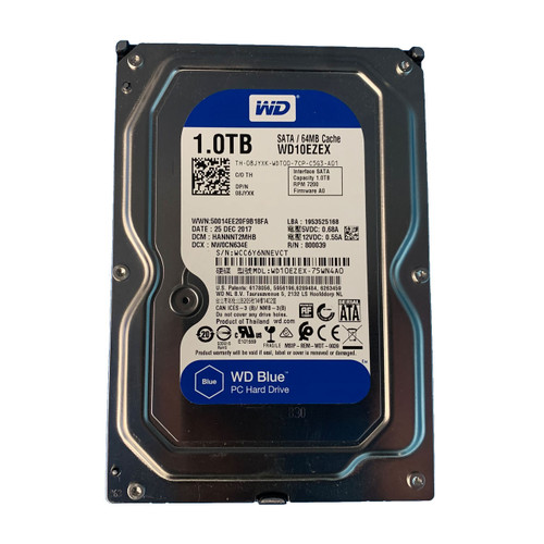 Dell 8JYXK 1TB SATA 7.2K 3.5" Drive WD10EZEX-75WN4A0