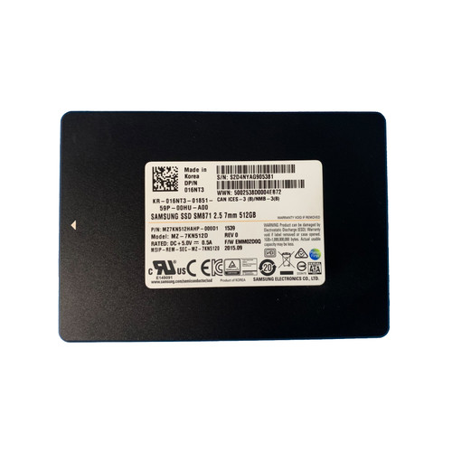 Dell 16NT3 512GB 6GBPS 2.5" Solid State Drive MZ7KN512HAHP-000D1