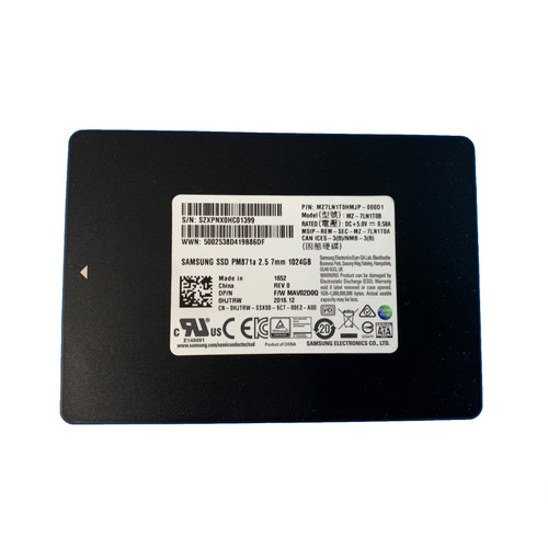 Dell HJTRW 1TB SATA 6GBPS 2.5" SSD MZ-7LN1T0B MZ7LN1T0HMJP-000D1