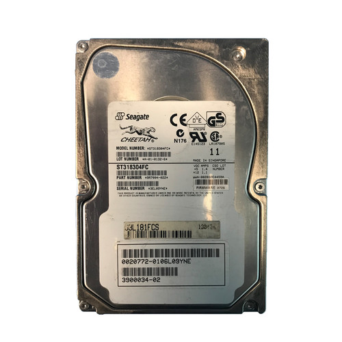 Sun 390-0034 18GB 10K Fibre Channel 3.5" HDD