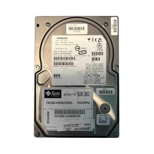 Sun 390-0009 | 9.1GB 10K 80Pin SCSI 3.5