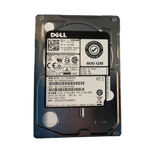 Dell DYDW0 | AL13SXB60EN | HDEAG00DAA51 - Serverworlds
