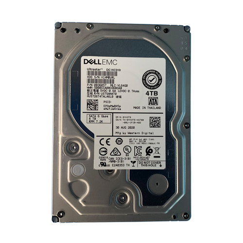 Dell YH3T9 4TB SATA 7.2K 6GBPS Enterprise 3.5" Drive 0B36057 HUS726T4TALA6L0