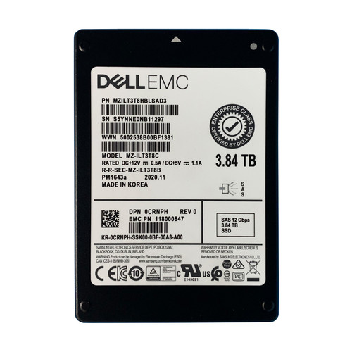 Dell CRNPH | MZ-ILT3T8C | MZILT3T8HBLSAD3 - Serverworlds