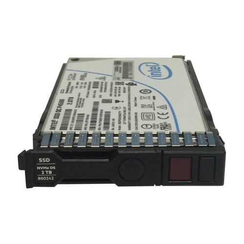 HPe 880242-001 2TB NVMe RI SFF SSD Hot Plug SC tray 877986-B21 