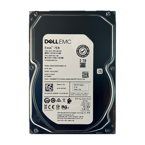 Dell X7C91 | ST2000NM012A | 2MP130-136 - Serverworlds