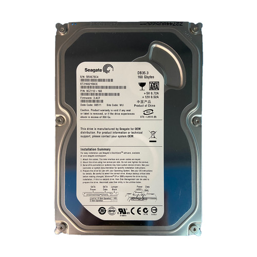 Seagate ST3160215SCE 160GB 7.2K 3G SATA 3.5" HDD