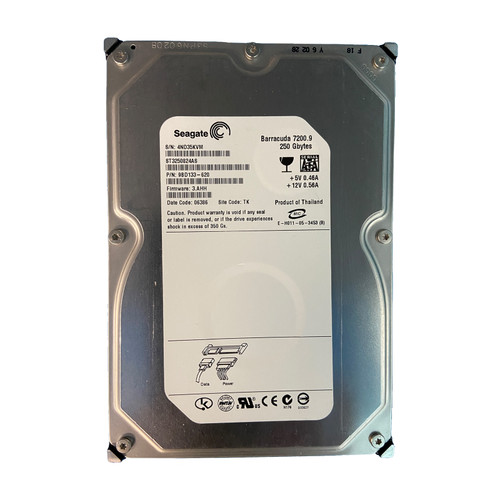 Seagate ST3250824AS 250GB 7.2K 3G SATA 3.5" HDD 9BD133-620