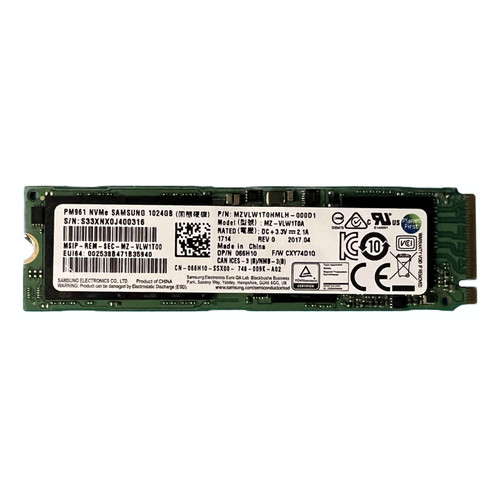 ②-WA670-WD NVMe 1TB SSD 1点 HPe 861961-002 1TB PCI-E M.2 NVMe SSD MZ-VKW1T00 - Serverworlds