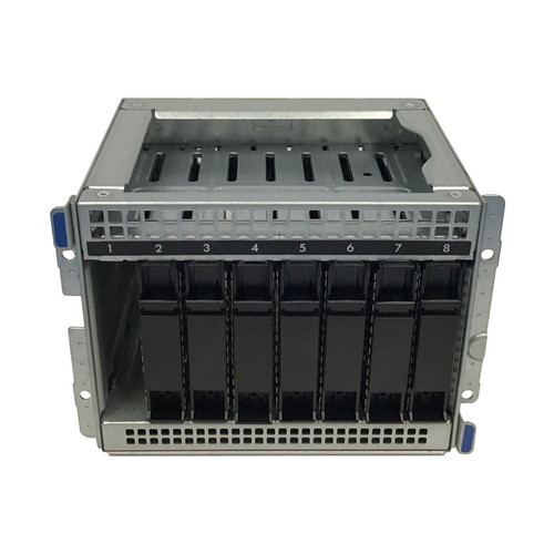 HPe 674841-B21 | 4U 8SFF Hot Plug Hard Drive Cage kit w/backplane