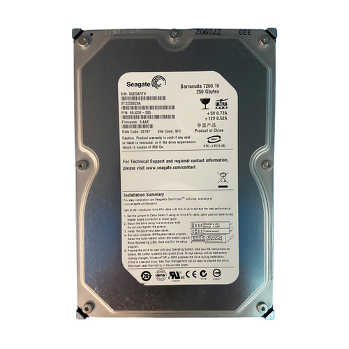 Seagate ST3250820A 250GB 7.2K IDE 3.5" HDD 9BJ03E-305