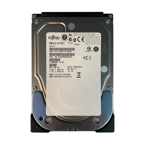 Fujitsu MBA3147RC 146GB 15K 3G SAS 3.5" HDD CA06778-B200