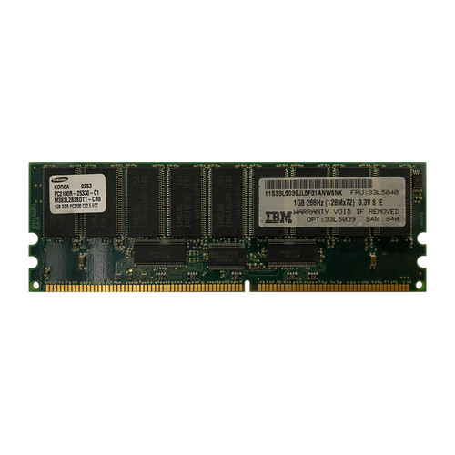 IBM 33L5040 1GB PC-2100 DDR Memory Module 33L5039