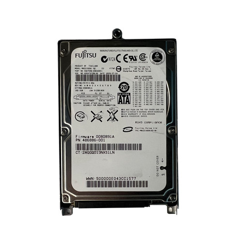 HP 486886-001 160GB SATA 7.2K 2.5" Drive MHZ2160BJ CA07096-B30400C1