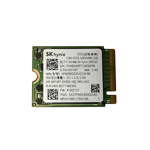 Dell KFV6T 256GB NVMe M.2 SSD HFM256GD3GX013N 0KFV6T